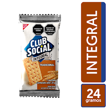 Galleta Club Social Integral Fracción Empaque x 24 gr   