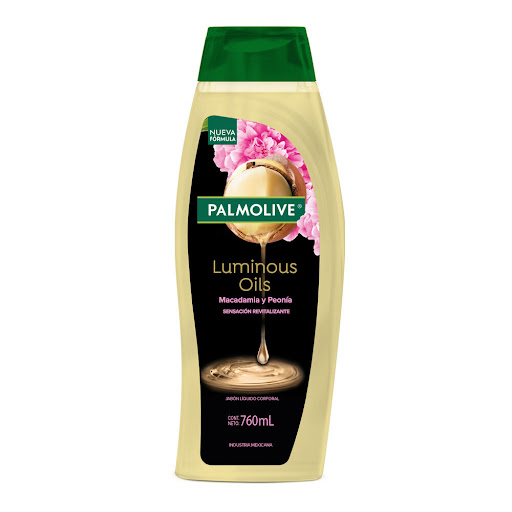 Jabón Líquido Palmolive Corporal Luminous Oil Macadamia y Peonia x 760 ml