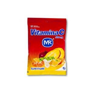 //Vita C Tutti Frutti MK 500mg Tableta Sobre x12Tab. TQ Vitamina C Zinc   