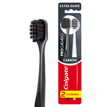 Cepillo Dental Colgate Pro Cuidado Charcoal x 2 und  