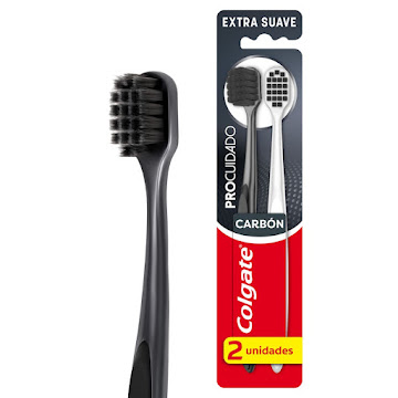 Cepillo Dental Colgate Pro Cuidado Charcoal x 2 und  