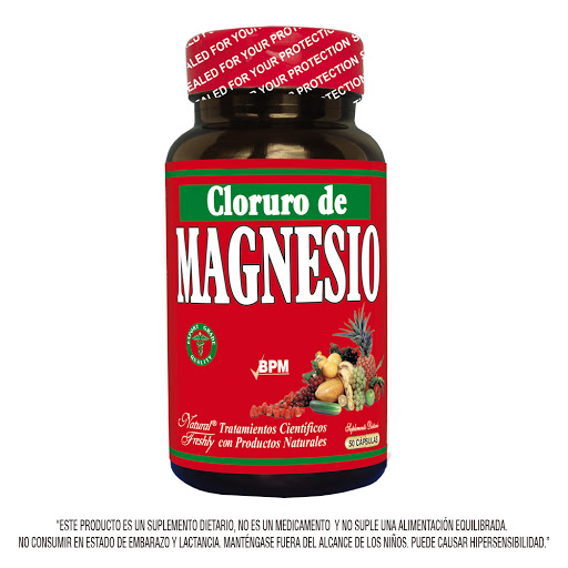 Cloruro De Magnesio Natural Freshly Frasco x 50 Cápsulas