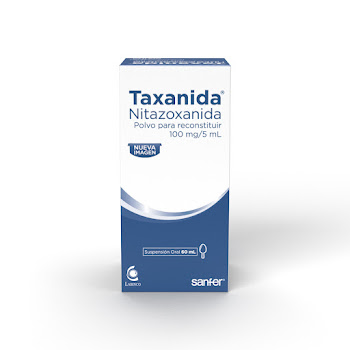Taxanida Nitazoxanida 100mg/5ml Polvo Para Reconstruir Labinco Frasco x 60ml   