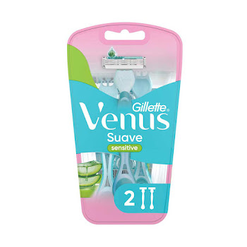 Cuchilla de Afeitar Gillette Venus Suave Sensitive con 3 Hojas Blíster x 2 und  