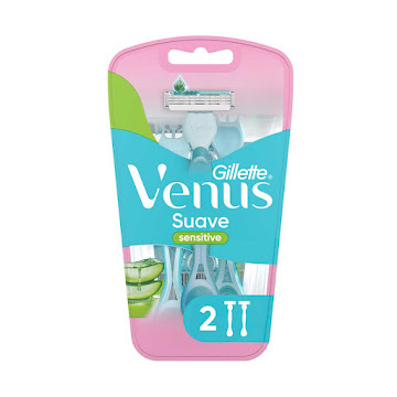 Cuchilla de Afeitar Gillette Venus Suave Sensitive con 3 Hojas Blíster x 2 und  