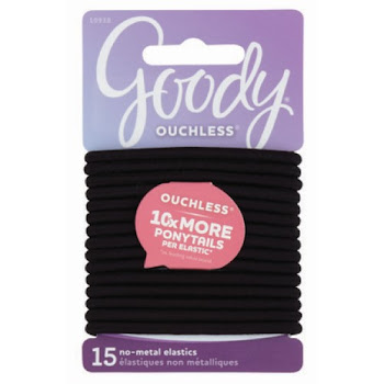 Elásticos Medianos Negros Goody x 15 und  