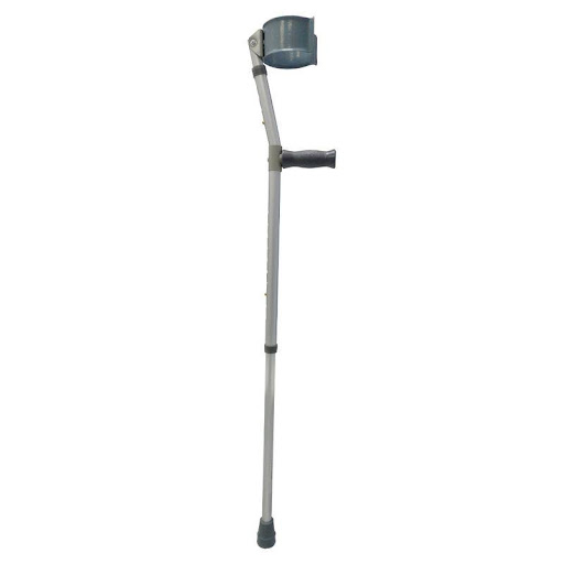 Muleta Tipo Canadiense Un Medium Foream Silver RECOVERY Individual x 1 Muleta canadiense talla M elaborada en aluminio, graduable en altura, base en caucho antideslizante.