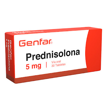 Prednisolona Genfar 5mg Caja x 30 Tabletas  
