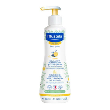 Gel De Baño Bebe Mustela Para Piel Seca x 300 ml  