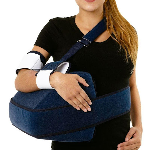 Inmovilizador Tipo Avion Blue Única Kamex Individual x 1 Soporte de hombro postoperatoria o post trauma