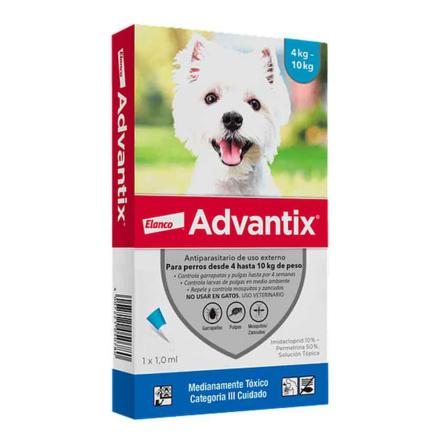 ADVANTIX PERROS (4-10 KG) Elanco Pipeta x 1  