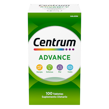 Centrum Advance Multivitamínico Hombres y Mujeres X 100 Tabletas  