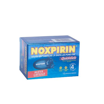 Noxpirin Quickgels Caja x 12 Cápsulas  