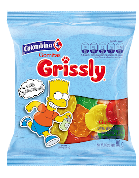 Goma Grissly Simpsons x 80 gr undefined