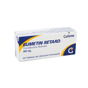 //Bumetin Retard 300Mg Tabletas Caja x40Tab. GALENO Trimebutina Maleato   