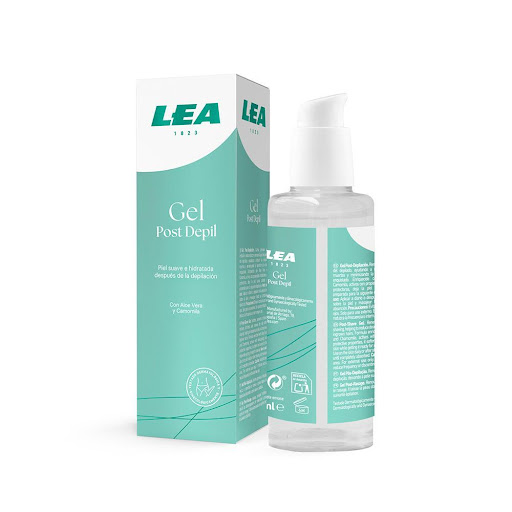 LEA Gel Post Depilación Calmante 100 ml LEA Frasco x 1 Gel POST DEPIL que calma, previene la irritación, reduce el picor y renueva la piel después del depilado, ayudando a reducir las células muertas y minimizando la aparición de vello enquistado. Su fórm