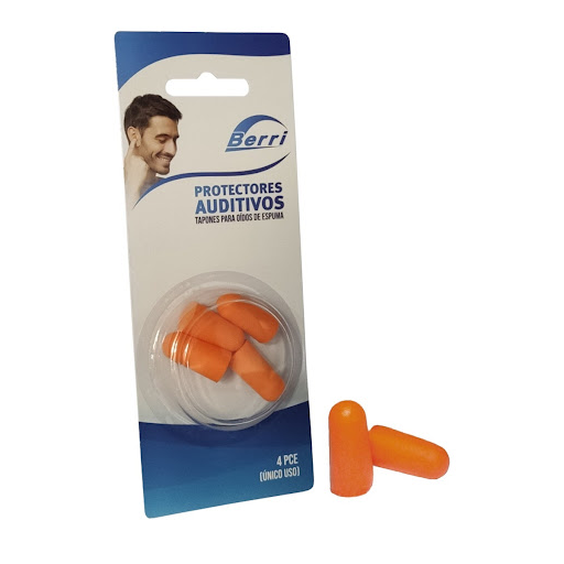 Protectores Auditivos Berri Espuma x 4 und