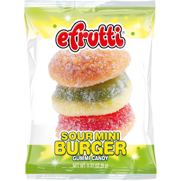 Gomitas Mini Hamburguesa Acida x 9 gr  