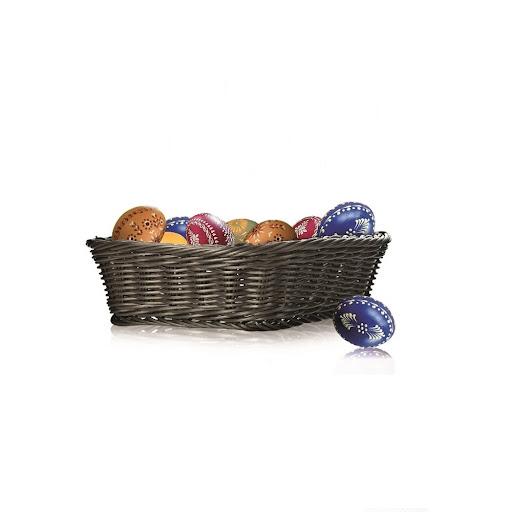 Cesta Rectangular 29 x 21 cm. Color: Surtido Tescoma Caja x 1 Excelente para guardar y servir productos de panader­a, frutas, etc., apto para casa y jard­n. Fabricado de fibra sint?tica altamente resistente que supera a los materiales naturales ? la cesta se pue