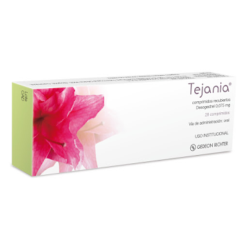 Tejania Desogestrel 0.075 mg Gedeon Farma Caja x 28 Comprimidos  