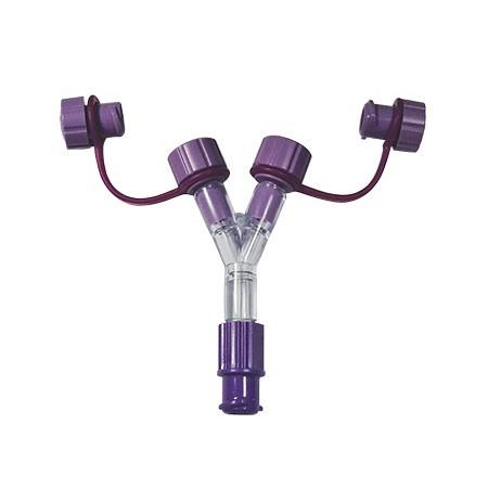 NUTRICAIR ADAPTADOR PUERTO Y 2 MACHOS 1 HEMBRA ENFIT HB Supplier SA  x 1 undefined