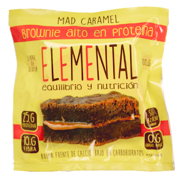 Brownie Proteina   Caramelo 100 G 