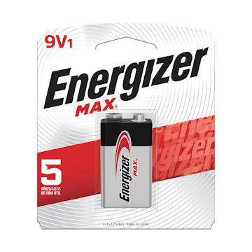 Pila Energizer Max + Power Seal 9v 1 x 1 und  