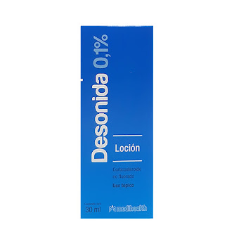 Desonida 0.1% Loción Frasco x30Ml. MED Corticosteroide no Fluroato      
