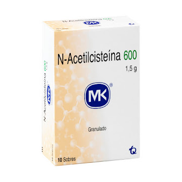N-Acetilcisteína MK 600 mg Caja x 10 Sobres  