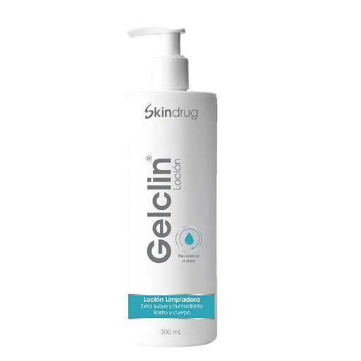 Locion Limpiadora Gelclin Extra suave y Humectante Rostro y Cuerpo Frasco x 300 ml