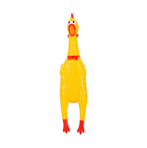 Juguete Pollo Chillon 15cm  Tsuya Bolsa x 1 
