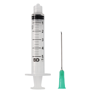 Jeringa BD Ultra Fine Embolo Cucho x 10 ml  