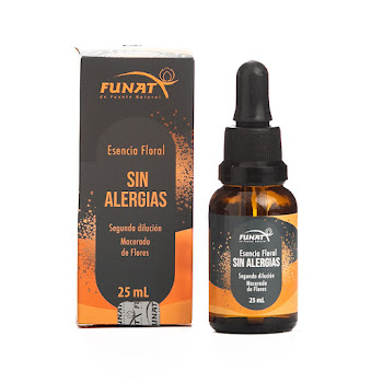 Esencia Floral Sin   Alergias Funat Frasco x25ml  