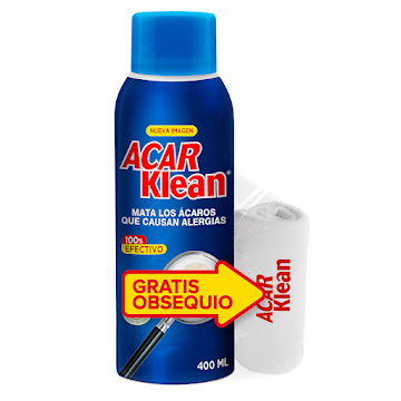 Antiácaros Acar Klean   400ml + Obsequio x 1 und 