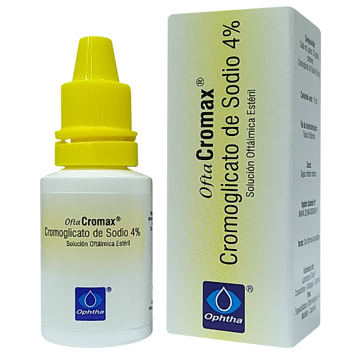 Oftacromax Cromoglicato de Sodio 4% Ophtha Frasco x 15 ml