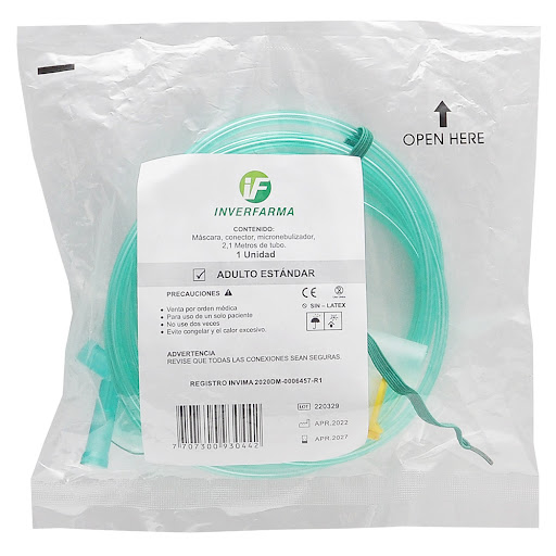 Kit Nebulizador X5ml. Inverfarma Adulto Estándar x 1 und