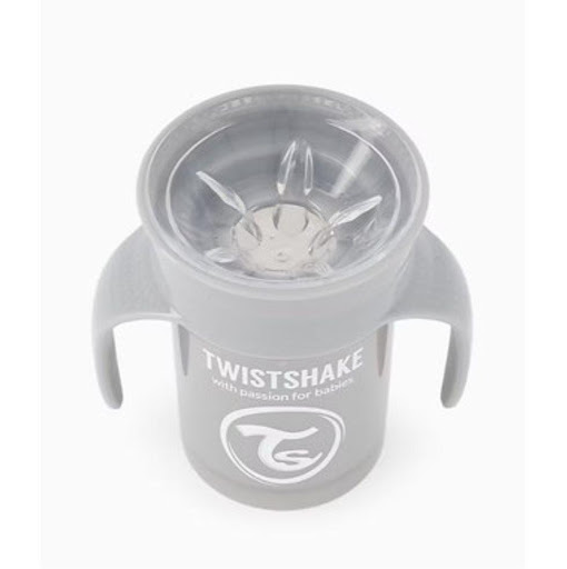 VASO 360 TWISTSHAKE 230ML GRIS Twistshake UNIDAD x 1 