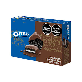 Galletas Oreo Navidad   Cubiertas con Chocolate x 16 und 