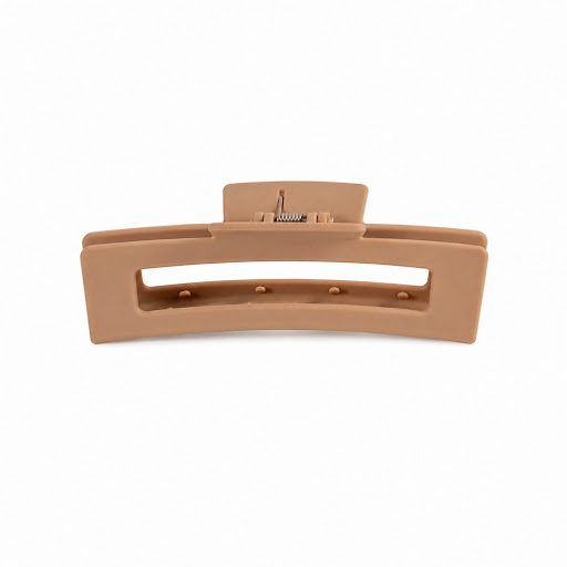 Pinza Grande Para El Cabello 12cm x 1 Und Color Surtido Negra/Beige