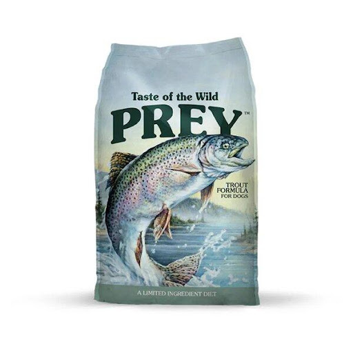 TASTE OF THE WILD PREY C TRUCHA 8 LB TASTE OF THE WILD  x 1 En esta receta simplificada de ingredientes limitados, la trucha alimentada en manantial es el primero de solo cuatro ingredientes clave. Junto con el aceite de girasol, la trucha también proporciona 