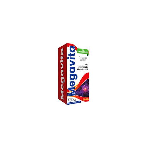 Megavita Vainilla (400 mL) Natural Health LIQUIDO x 400ml Potencia tu bienestar diario con Megavita, una deliciosa bebida con malta sabor a vainilla diseñada para complementar tu nutrición. Su fórmula avanzada es una excelente fuente de Zinc, Vitamina B6 y V