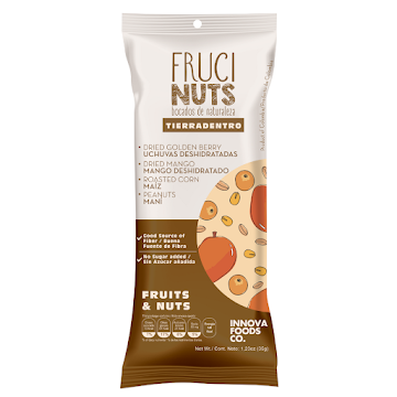Pasabocas Frucinuts Mix   Tierradentro Paquete X 35 Gr 