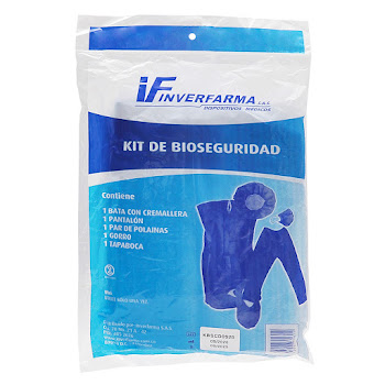 Kit De Bioseguridad Inverfarma Bolsa x 5 und  