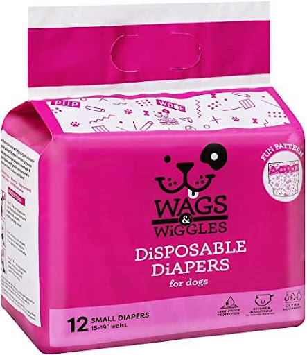 PAÑALES WAGS & WIGGLES C SMALL X 12 UND WAGS & WIGGLES  x 12 Los pañales desechables Wags & Wiggles están diseñados para ofrecer una protección confiable y cómoda para perros de diferentes tamaños. Estos pañales súper absorbentes y transpirables ayudan a manten