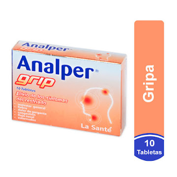 ANALPER GRIP TAB. CAJA   X10TAB. LAS ACETAMINOFÉN FENILEFRINA CETIRIZI 