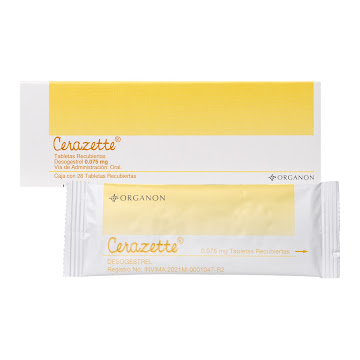 Cerazette Desogestrel 0.075 mg MSD Caja x 28 Tabletas  