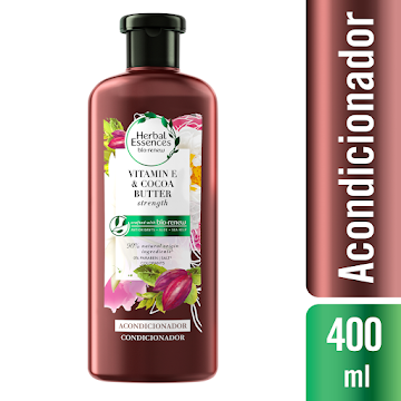 //Acondicionador Herbal Essences Vitamin E & Cocoa Butter X 400Ml  