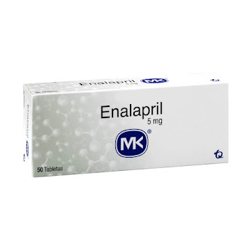 Enalapril MK 5 mg Caja x 50 Tabletas  