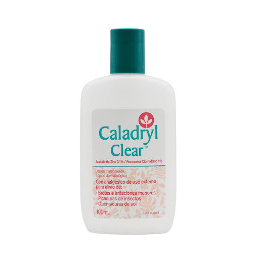 Caladryl Clear Acetato de Zinc 0.1% Humax Gel Dermatológico Frasco x 100 ml