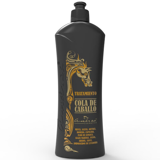 Tratamiento Cola De Caballo ANDREA COSMETICS 600ML x 1 Evita la caída del cabello y estimulan su crecimiento natural, ayudándole a recuperar su fuerza y vitalidad.Contiene una mezcla de 11 extractos vegetales y aminoácidos de levadura de cerveza, que apor